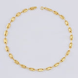 Tobillera Rustico Texturizados 4.4 g / 10 1/2 in / 4.2 mm Oro Amarillo 18K