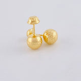 Topos Bola Diamantada 0.85 g / in / 7 mm Oro Amarillo 18K