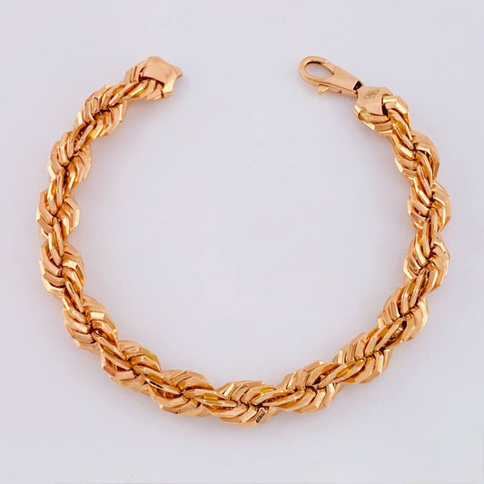 Pulso Lazo 9.6 g / 8 1/4 in / 8.75 mm Oro Rosa 18K