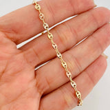 Pulso Gc Diamantado 2.9 g / 7 in / 3.41 mm Tres Oros 18K