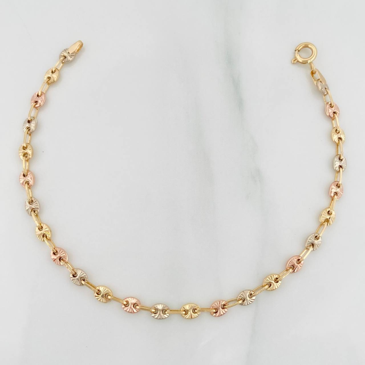 Pulso Gc Diamantado 2.9 g / 7 in / 3.41 mm Tres Oros 18K