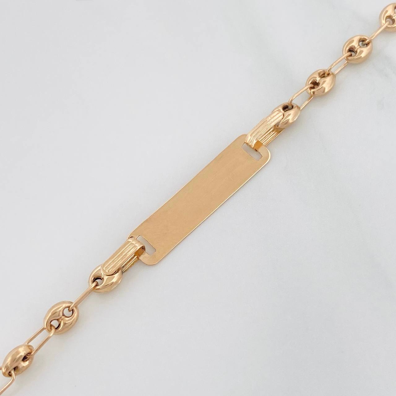 Pulso Bebé Placa Gc 1.5 g / 4 3/4 in / 3.13 mm Oro Amarillo 18K