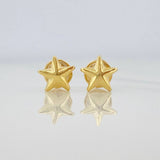 Stud Earrings Starfish 0.55 g / in / 7.1 mm Yellow Gold 18K