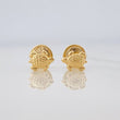 Topos Tortuga 0.55 g / in / 4.8 mm Oro Amarillo 18K