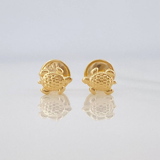 Stud Earrings Tortuga 0.55 g / in / 4.8 mm Yellow Gold 18K
