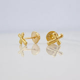 Topos Cruz Bizantina 0.55 g / in / 5.9 mm Oro Amarillo 18K