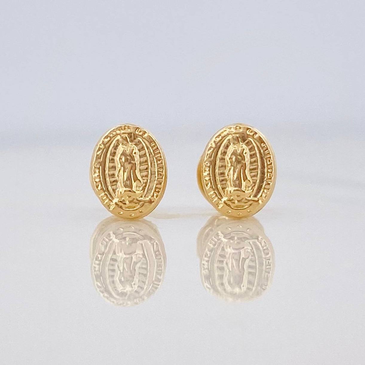 Topos Virgen Guadalupe 0.6 g / in / 5.7 mm Oro Amarillo 18K