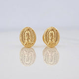 Topos Virgen Guadalupe 0.6 g / in / 5.7 mm Oro Amarillo 18K