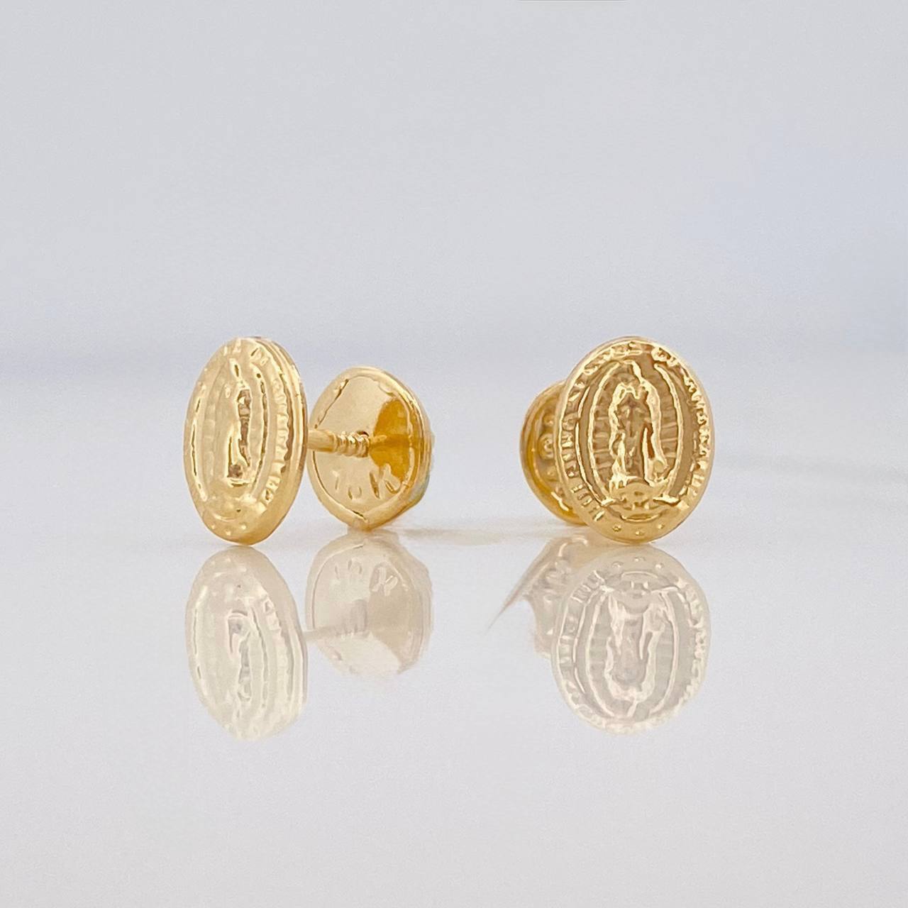 Topos Virgen Guadalupe 0.6 g / in / 5.7 mm Oro Amarillo 18K