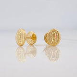 Topos Virgen Guadalupe 0.6 g / in / 5.7 mm Oro Amarillo 18K