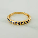 Anillo Churumbela 2.15gr / T7 1/4 / 3/4 in / Oro Amarillo 18K $