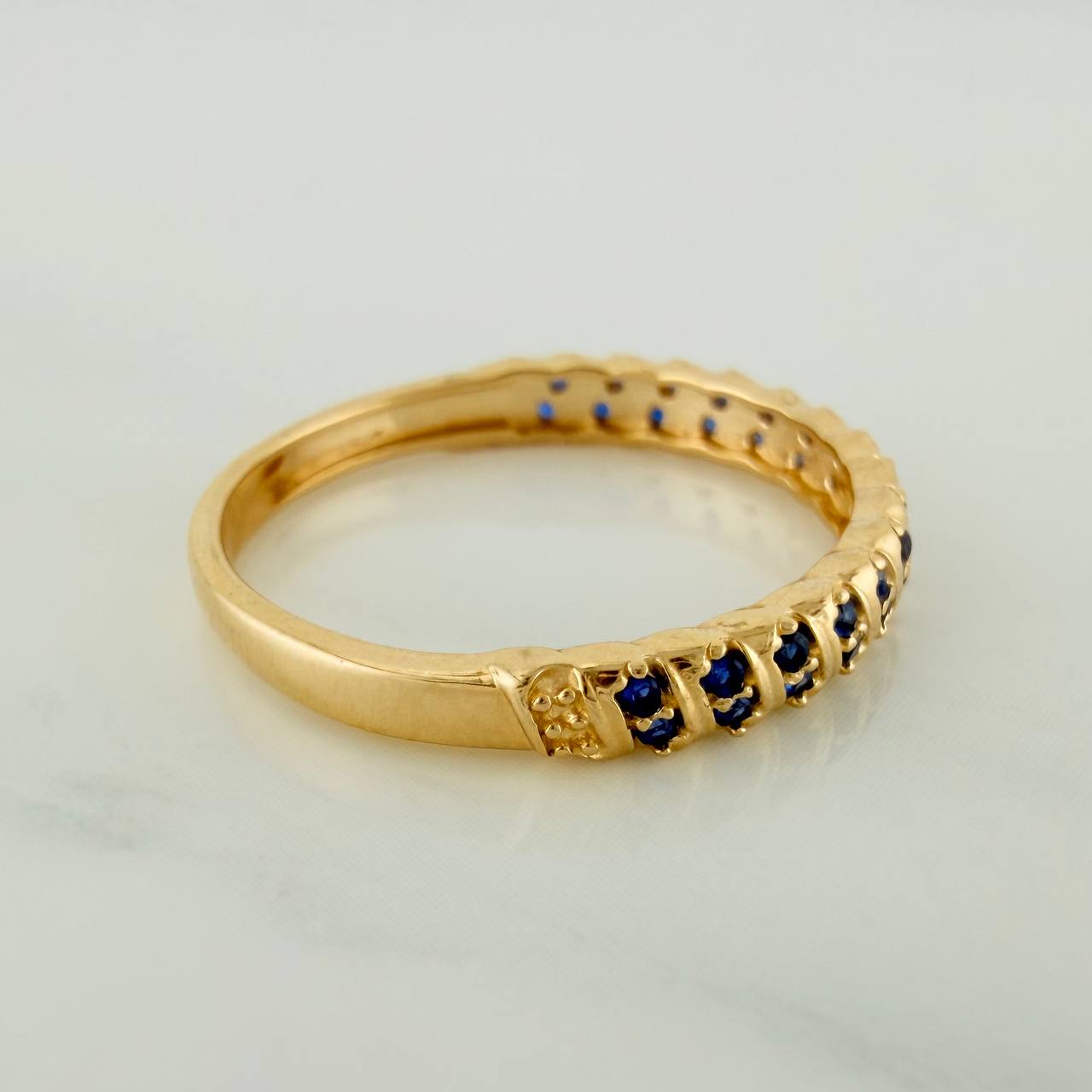 Anillo Churumbela 2.15gr / T7 1/4 / 3/4 in / Oro Amarillo 18K $