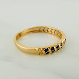 Anillo Churumbela 2.15gr / T7 1/4 / 3/4 in / Oro Amarillo 18K $