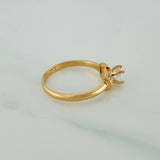 Anillo Solitario 2.25gr / T5 3/4 / 3/4 in / Oro Amarillo 18K $