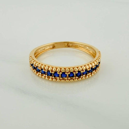 Anillo Churumbela 2.35gr / T7 3/4 / 3/4 in / Oro Amarillo 18K $