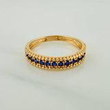 Anillo Churumbela 2.35gr / T7 3/4 / 3/4 in / Oro Amarillo 18K $