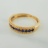Anillo Churumbela 2.35gr / T7 3/4 / 3/4 in / Oro Amarillo 18K $