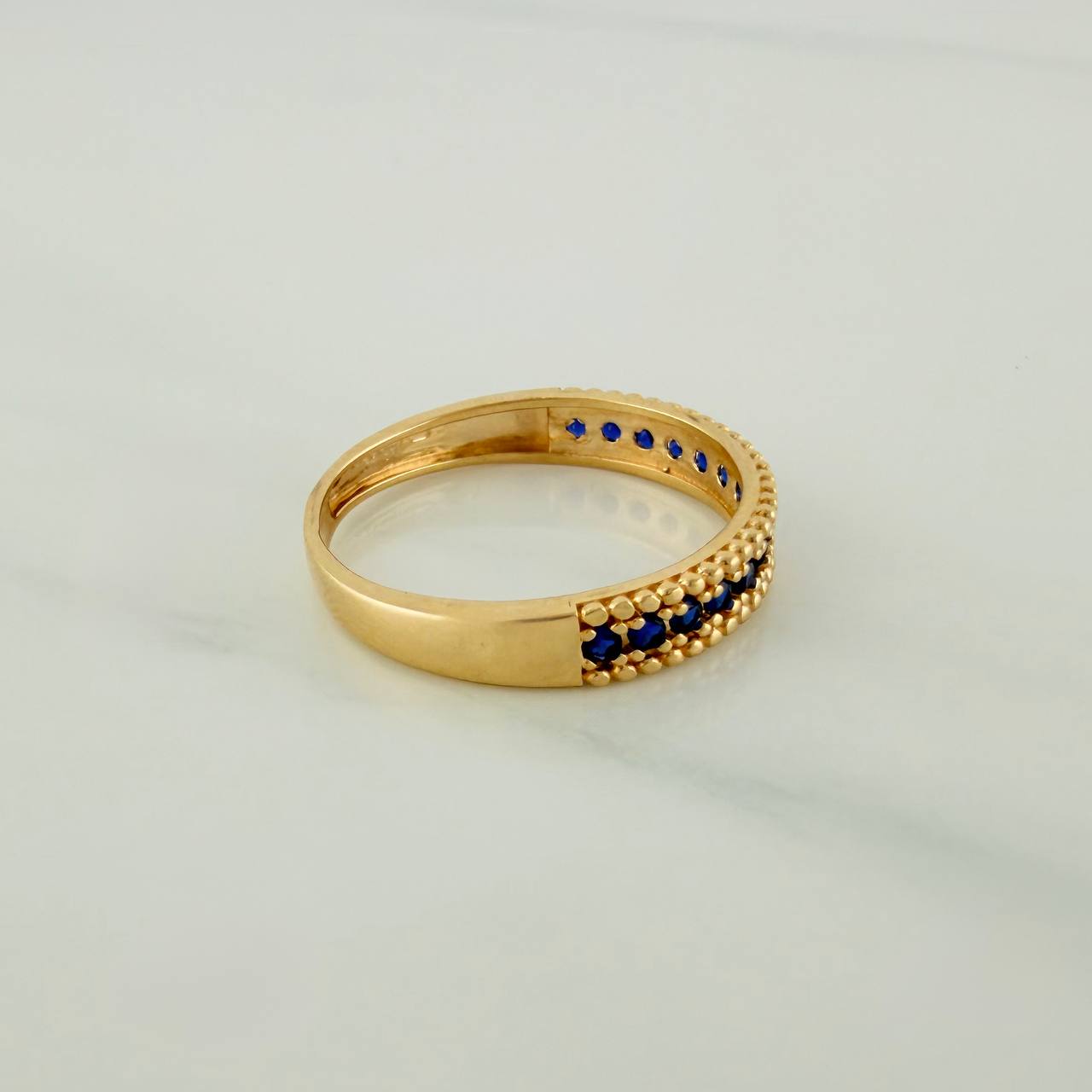 Anillo Churumbela 2.35gr / T7 3/4 / 3/4 in / Oro Amarillo 18K $
