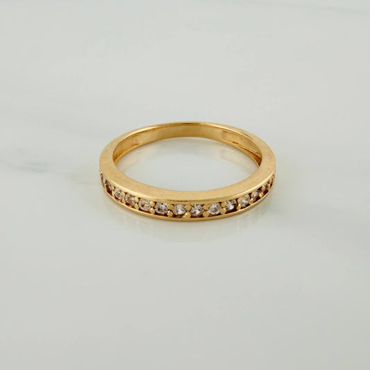 Anillo Churumbela 2.3gr / T6 3/4 / 3/4 in / Oro Amarillo 18K $
