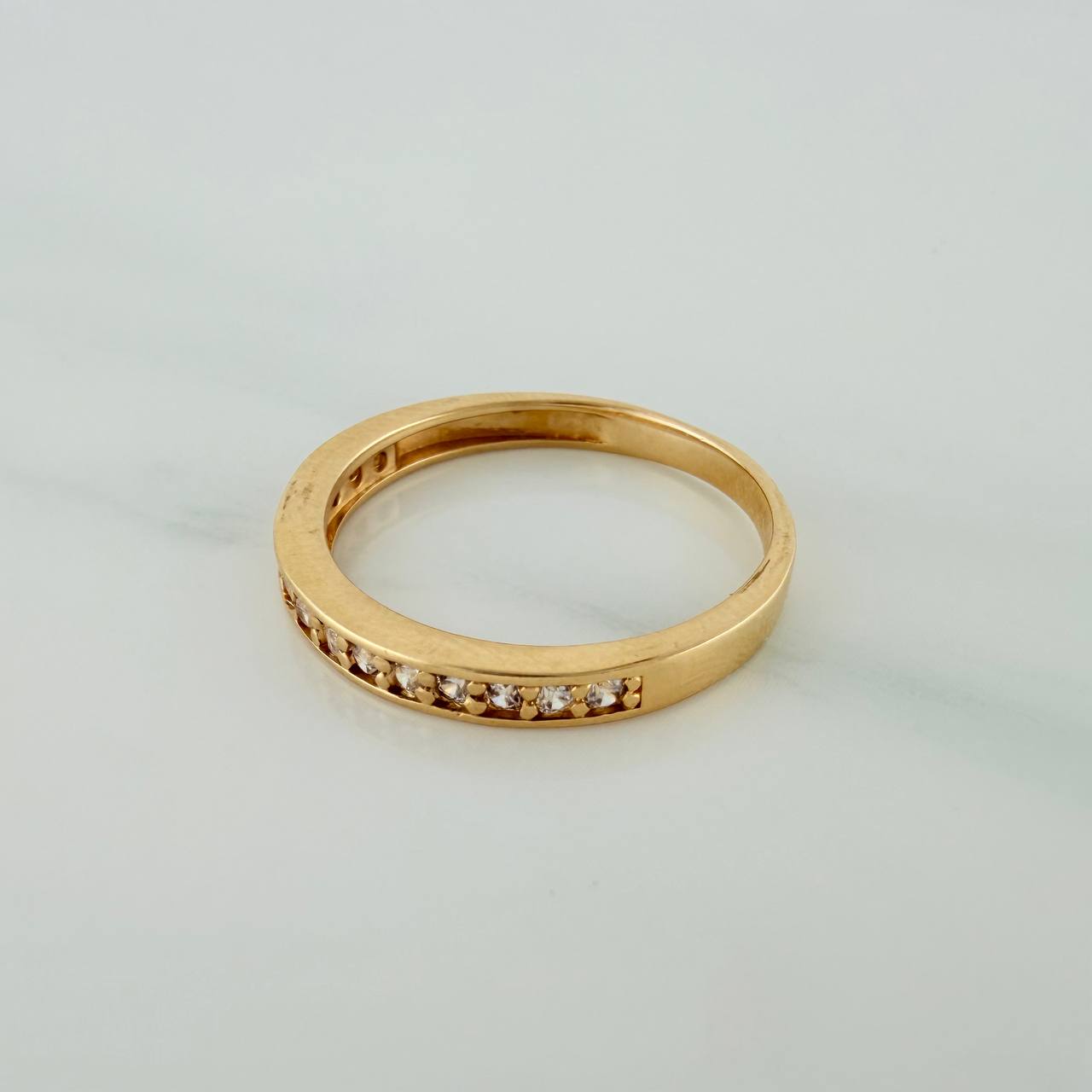 Anillo Churumbela 2.3gr / T6 3/4 / 3/4 in / Oro Amarillo 18K $