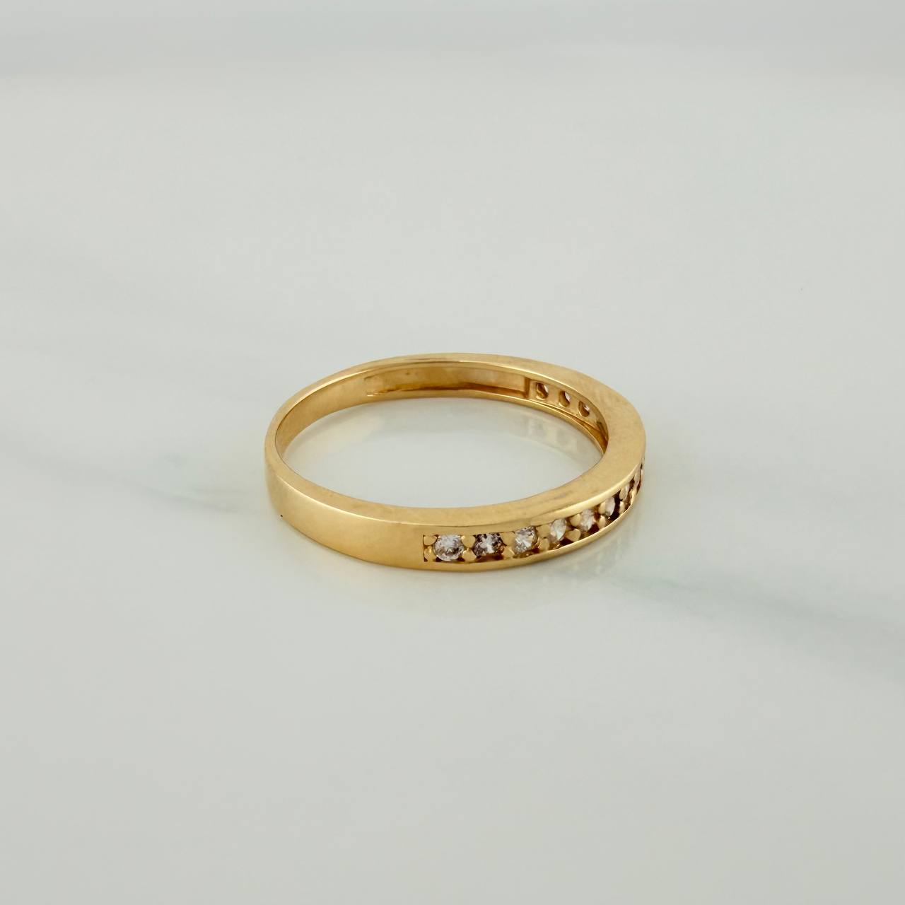 Anillo Churumbela 2.3gr / T6 3/4 / 3/4 in / Oro Amarillo 18K $