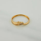 Anillo Brisa 1.5gr / T6 3/4 / 3/4 in / Oro Amarillo 18K $
