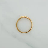 Anillo Brisa 1.5gr / T6 3/4 / 3/4 in / Oro Amarillo 18K $