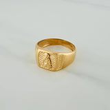 Anillo Virgen del Carmen 4.35gr / T9 1/2 / Oro Amarillo 18K $