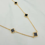 Cadena Trebol Aro Seguido 9.05gr / 18 in / 1.3mm Oro Amarillo +4 18K %