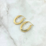 Hoop Earrings Diani 2.75gr / 2.4cm / Polished 18K Yellow Gold ©