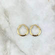 Hoop Earrings Clau 1.85gr / 2.5cm / Polished 18K Yellow Gold ©