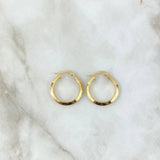 Hoop Earrings Clau 1.85gr / 2.5cm / Polished 18K Yellow Gold ©