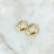 Hoop Earrings Claw 1.35gr / 1.6cm / 18K Yellow Gold ©