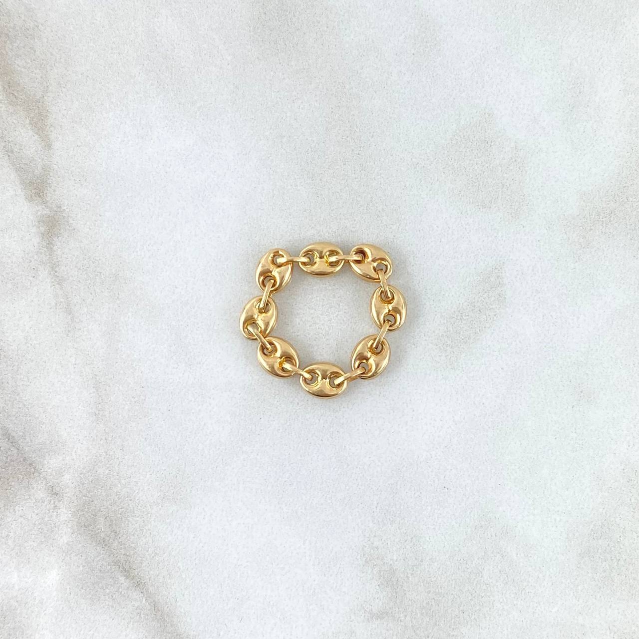 GC Ring 0.95gr / Size 9 1/4 - Size 11 1/4 / 4mm Plain 18K Yellow Gold
