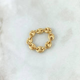 GC Ring 0.95gr / Size 9 1/4 - Size 11 1/4 / 4mm Plain 18K Yellow Gold