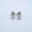 Topos Piedra 0.75gr / 3mm Diamantes 15Pts Broche Mariposa Oro Blanco 18K (Joya) ©