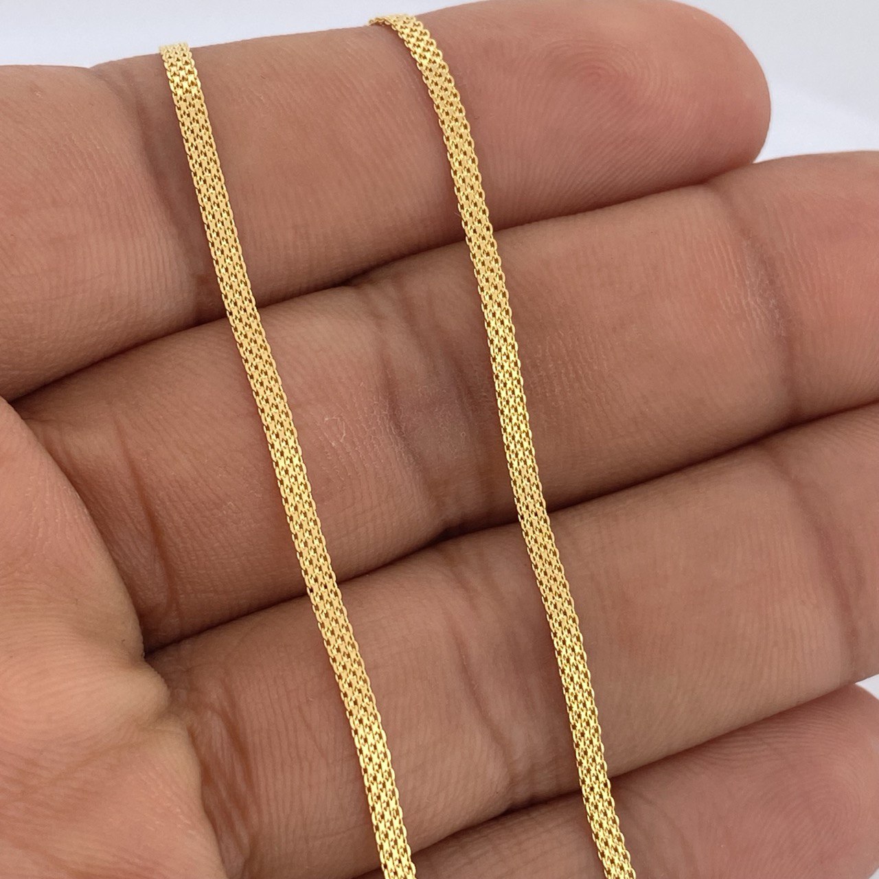 Bismark Chain 2.8gr / 17 3/4 in / 18K Gold +1 $