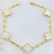 Pulso GC Trebol 7.6gr / 19cm / Oro Amarillo Nac.Esp. 18K
