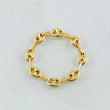 GC Ring 0.6gr / Size 6 / 18K Gold