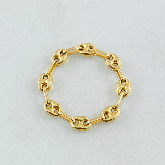 Anillo Gc 0.7gr / T7 / 4.15mm Oro Amarillo 18K *