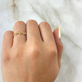 GC Ring 0.6gr / Size 6 / 18K Gold