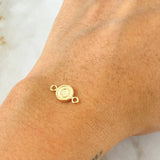 Charm Letter O 0.4gr / 0.6in 18K Gold