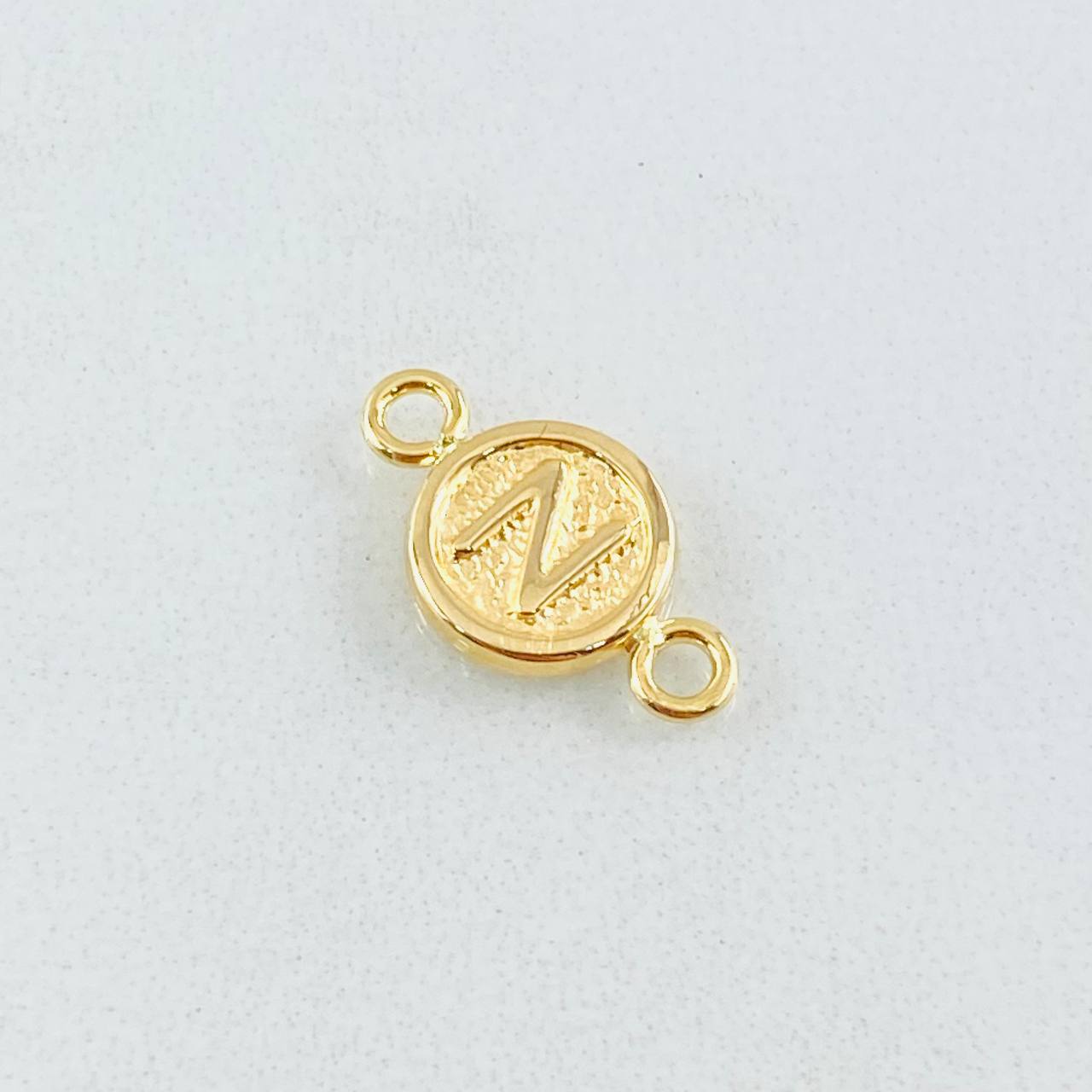 Charm Letter N 0.35gr / 0.6in / 18K Gold