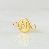 Charm Letter N 0.35gr / 0.6in / 18K Gold