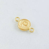 Herraje Letra P 0.35gr / 1/2 in / Oro Amarillo 18K !