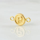 Herraje Letra P 0.35gr / 1/2 in / Oro Amarillo 18K !