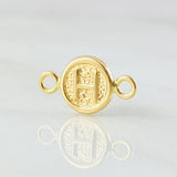 Herraje Letra H 0.35gr / 1/2 in / Oro Amarillo 18K !