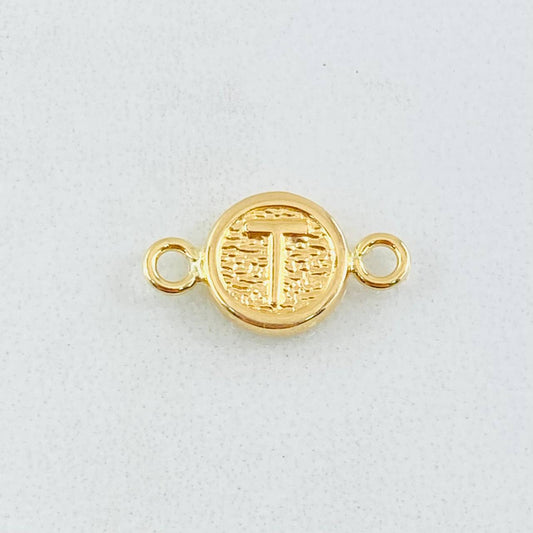 Charm Letter T 0.35gr / 0.6in / 18K Gold