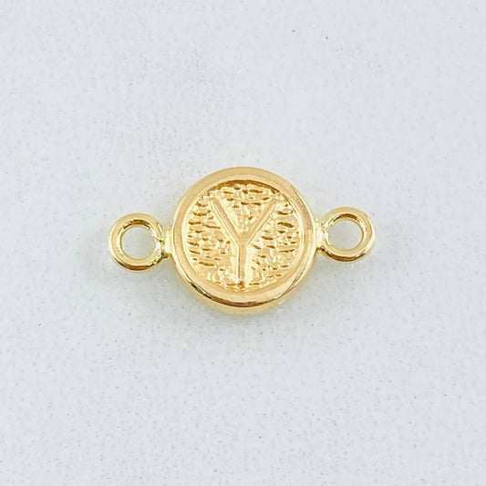 Charm Letter Y 0.4gr / 0.6in 18K Gold