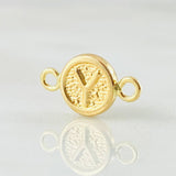 Charm Letter Y 0.4gr / 0.6in 18K Gold